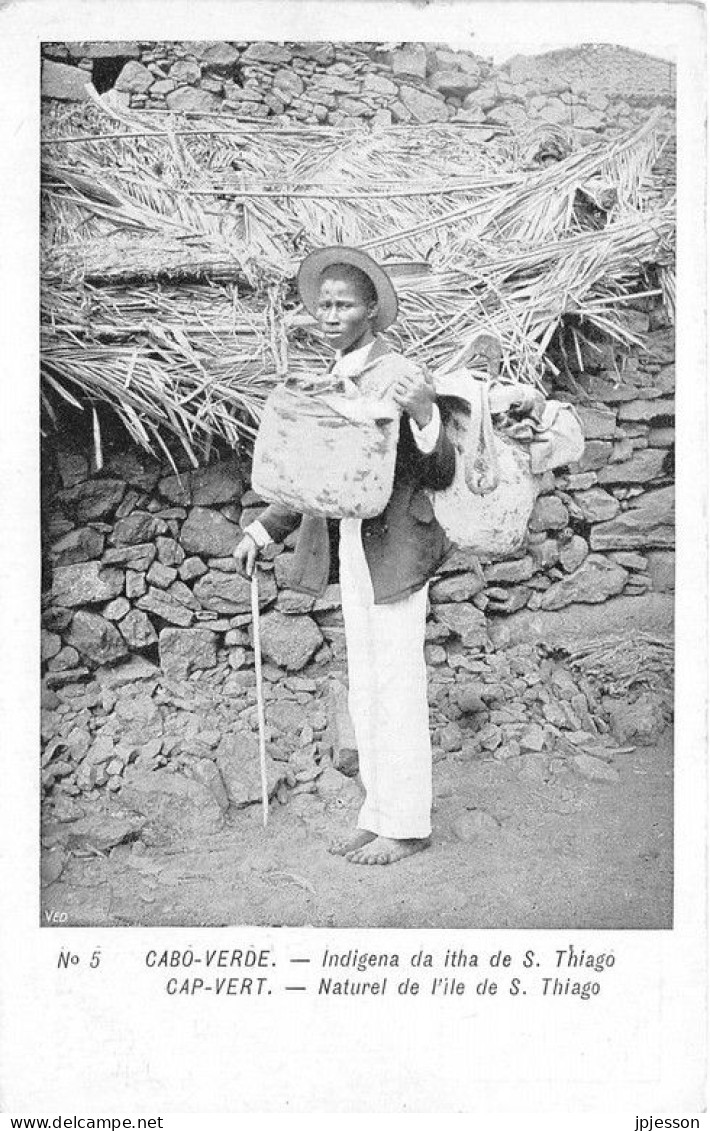 CAP-VERT - CABO VERDE - NATUREL DE L'ILE DE S. THIEGO