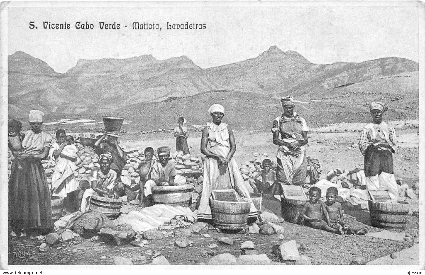 CAP-VERT - CABO VERDE - S. VICENTE - MATIOTA, LAVADEIRAS - METIER, LAVEUSES