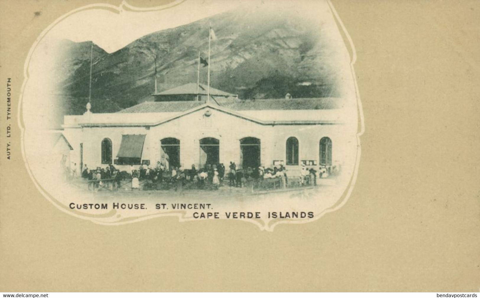 cape verde, SÃO VICENTE, Custom House (1900s) Postcard