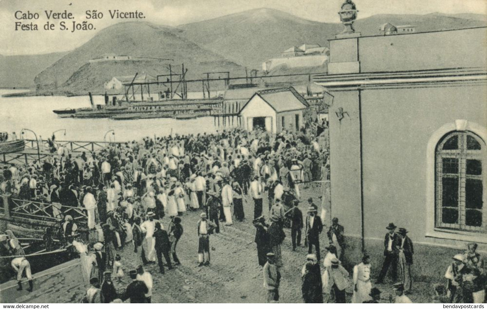 cape verde, SÃO VICENTE, Festa de San João (1910s) Postcard
