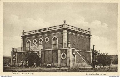 cape verde, PRAIA, Deposito das Aguas (1920s) Postcard