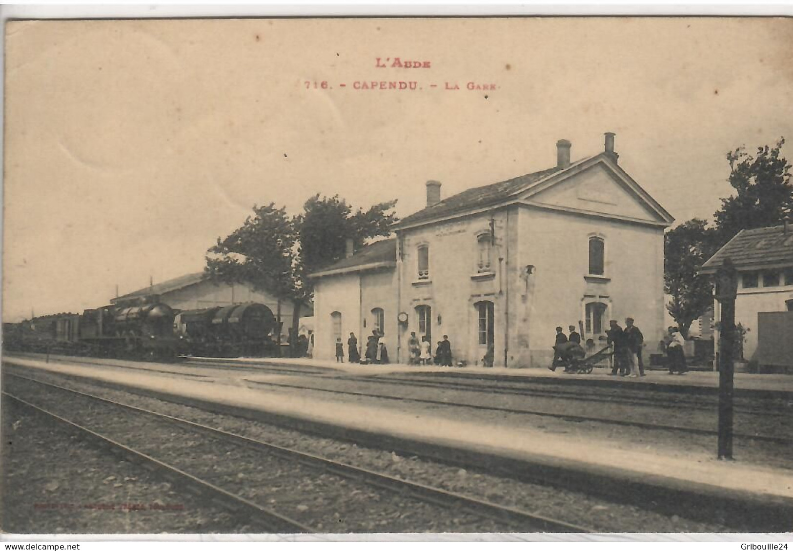 CAPENDU   LA GARE    TRAIN
