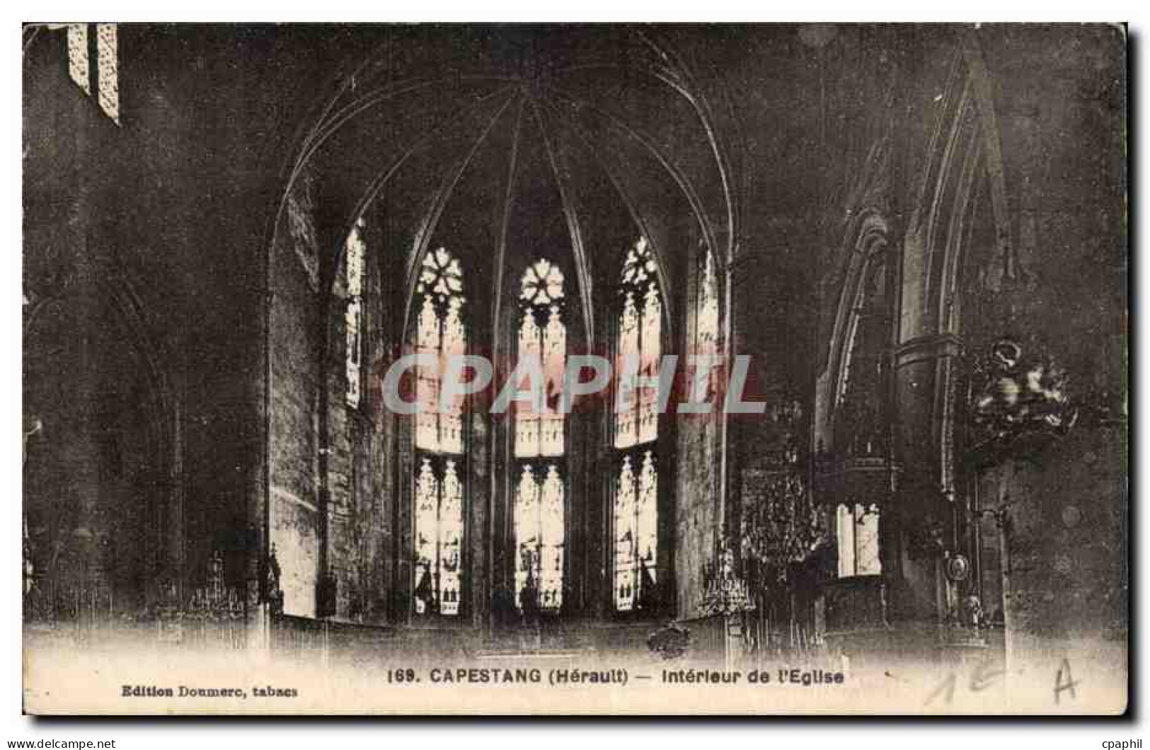 Capestang - Interieur de l'Eglise - CPA