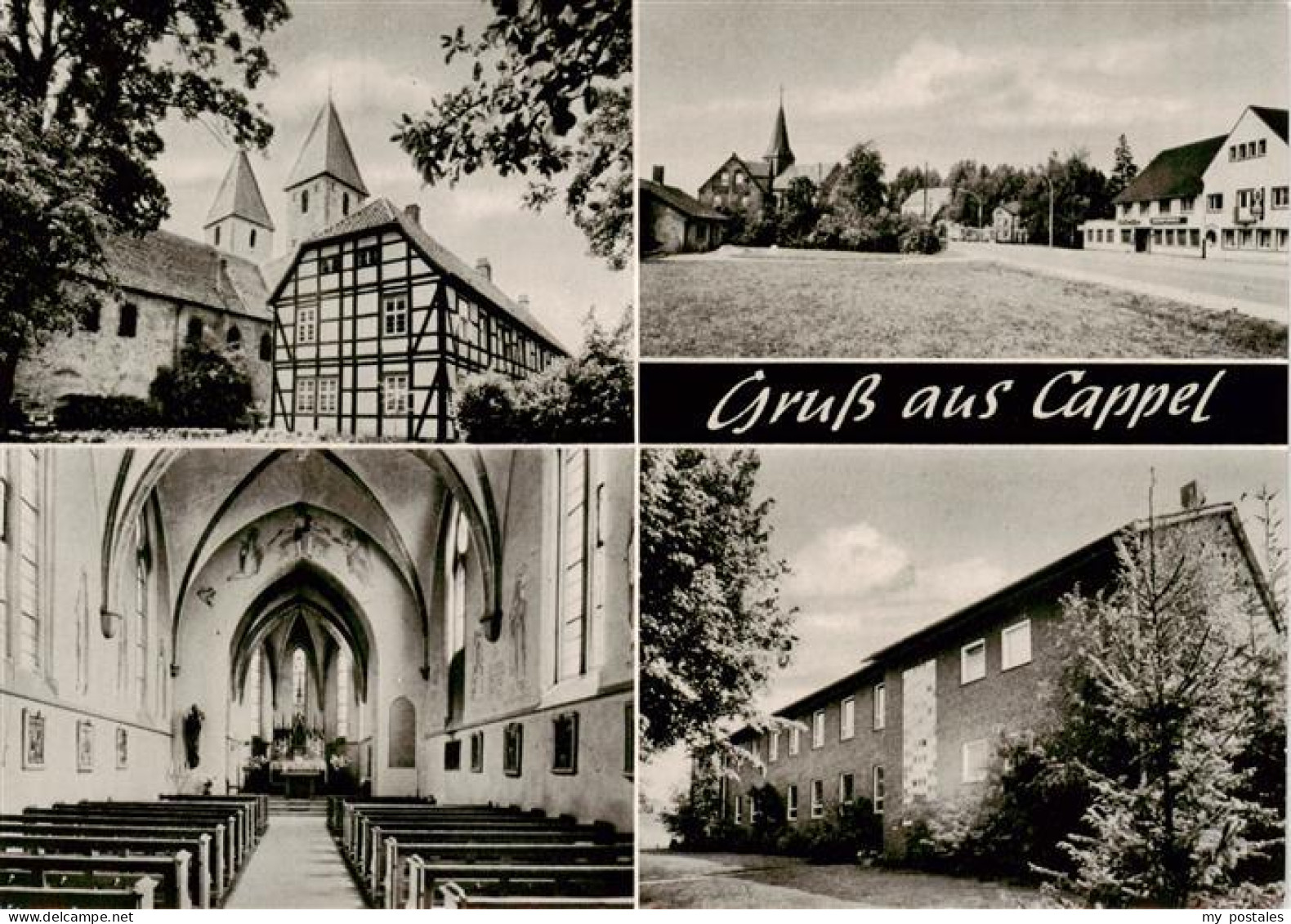 Cappel Lippstadt Kirche Inneres Panorama Wohnhaus