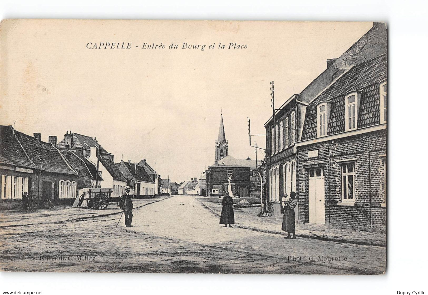 CAPPELLE - Entrée du Bourg et la Place - très bon état