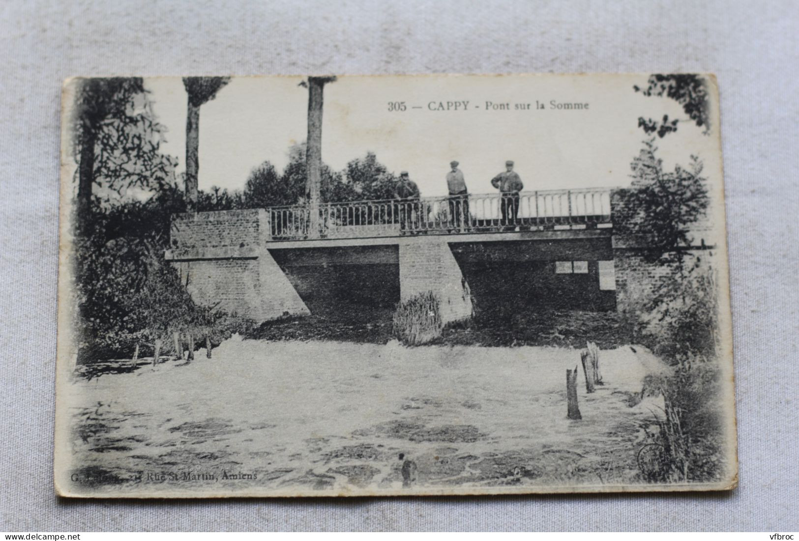 Cappy, pont sur la Somme, Somme 80