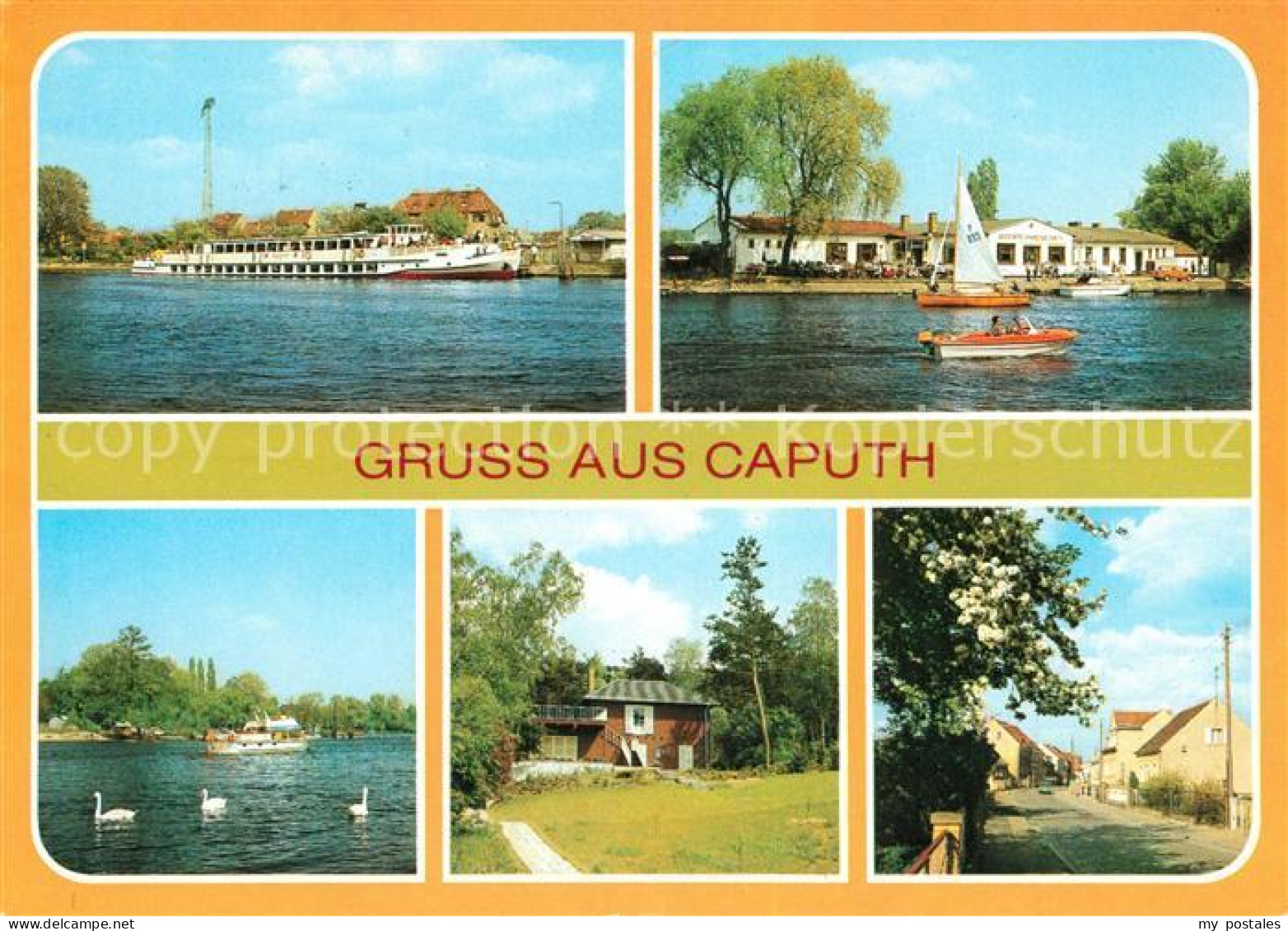 Caputh Dampferanlegestelle Gaststaette Strandbad Caputh Schwielowseestrasse