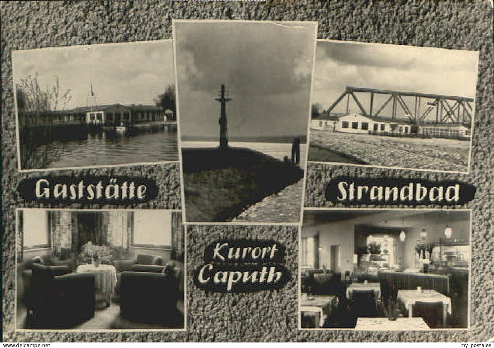 Caputh Havel Gaststaette Strandbad x 1966