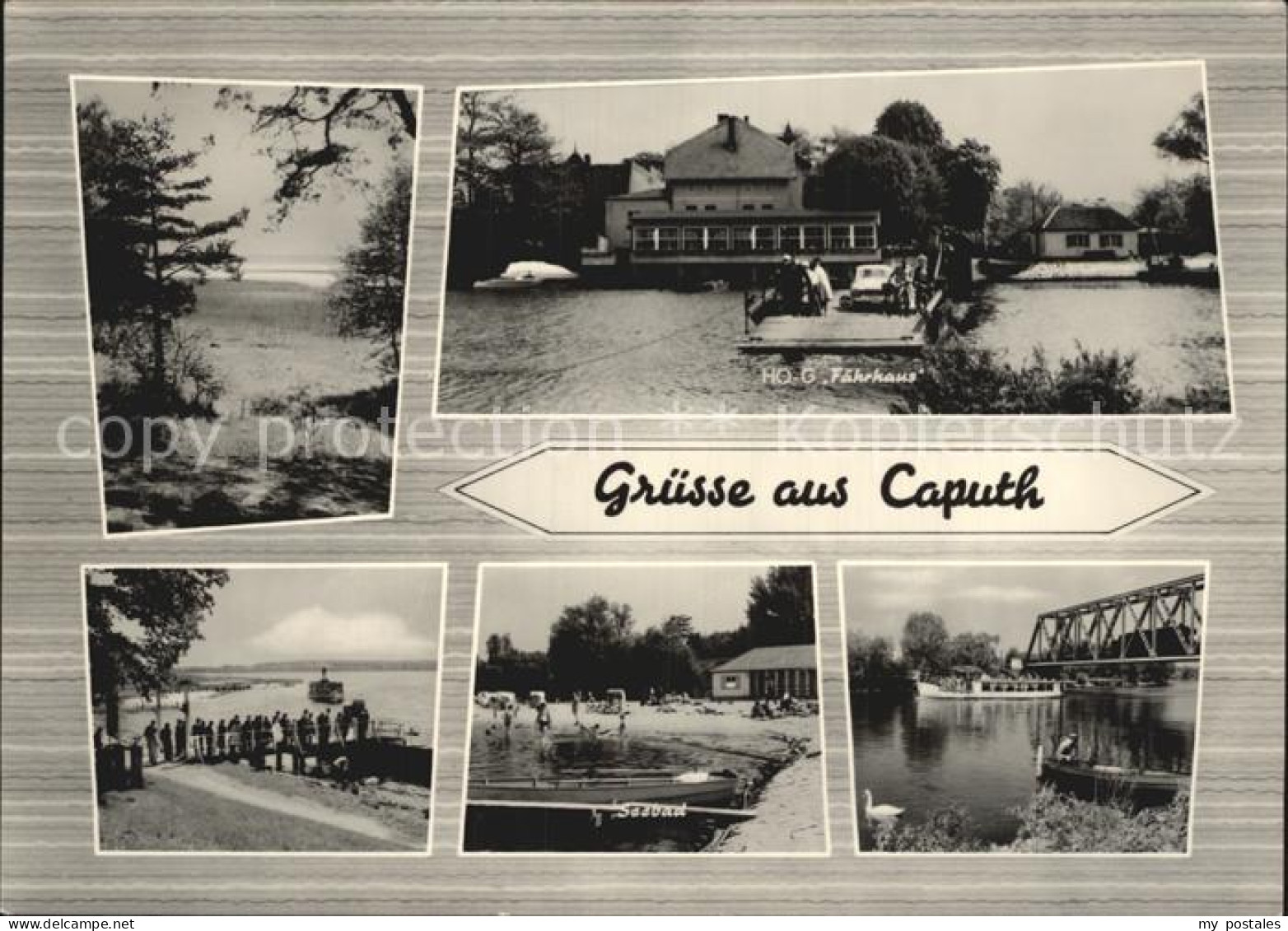 Caputh HO Gaststaette Faehrhaus Seebad