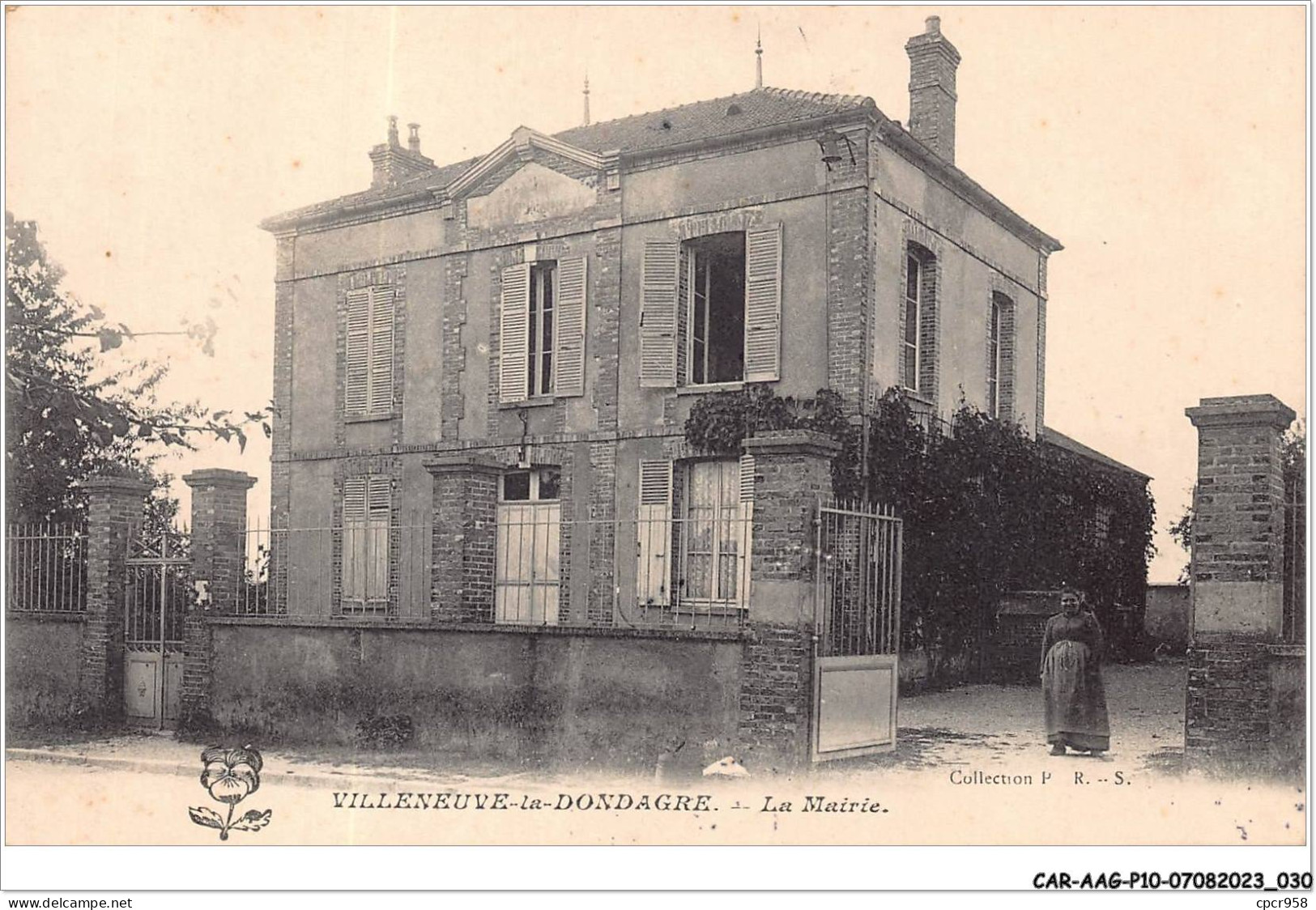 CAR-AAGP10-89-0907 - VILLENEUVE-LA-DONDAGRE - La Mairie