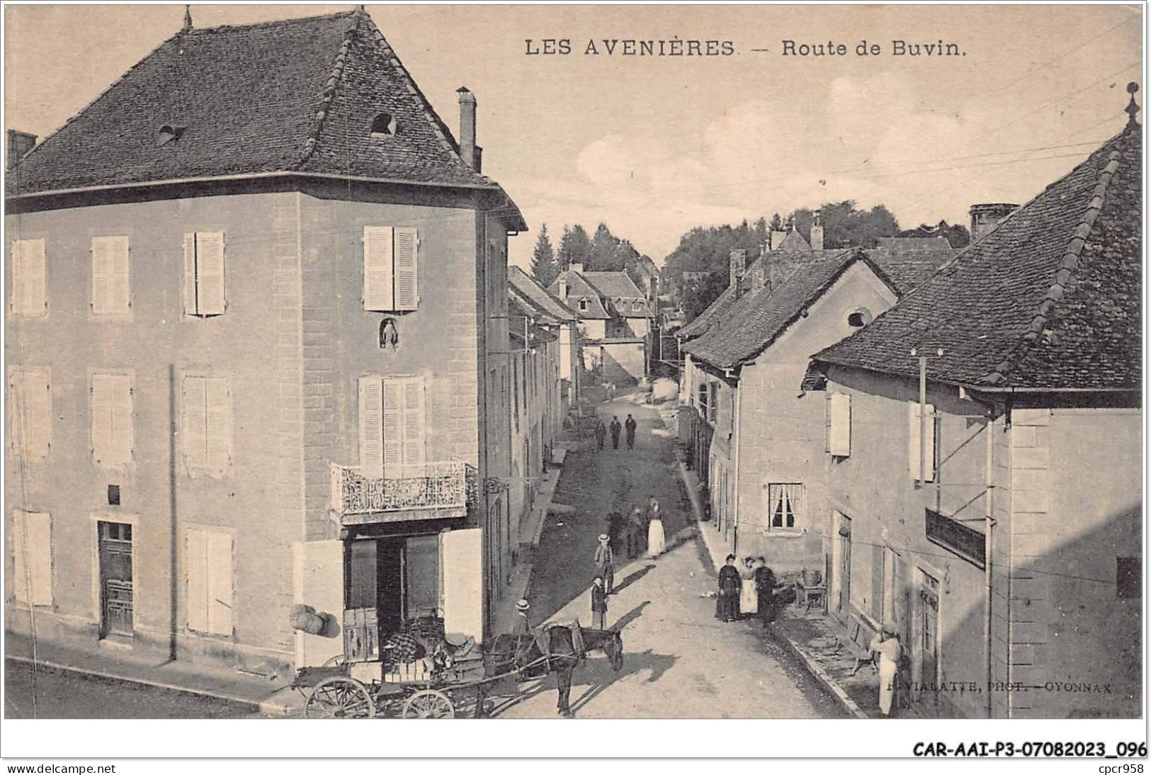 CAR-AAIP3-38-0240 - LES AVENIERES - Route de buvin