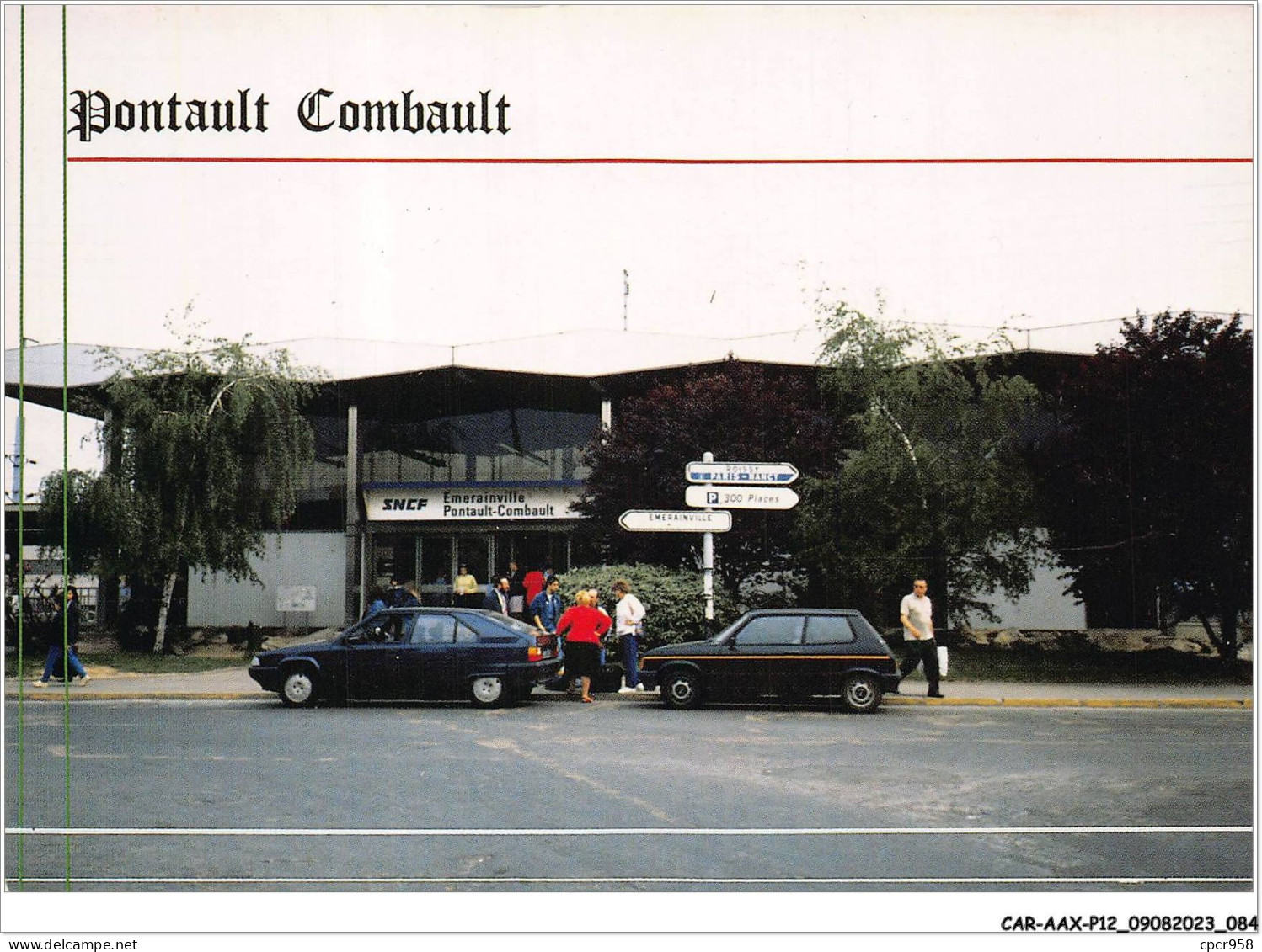 CAR-AAX-P12-77-0910 - PONTAULT-COMBAULT - la gare de Pontault-combault - emerainville