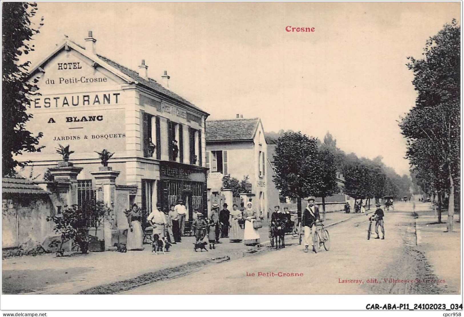 CAR-ABAP11-91-1024 - CROSNE - le petit-crosne
