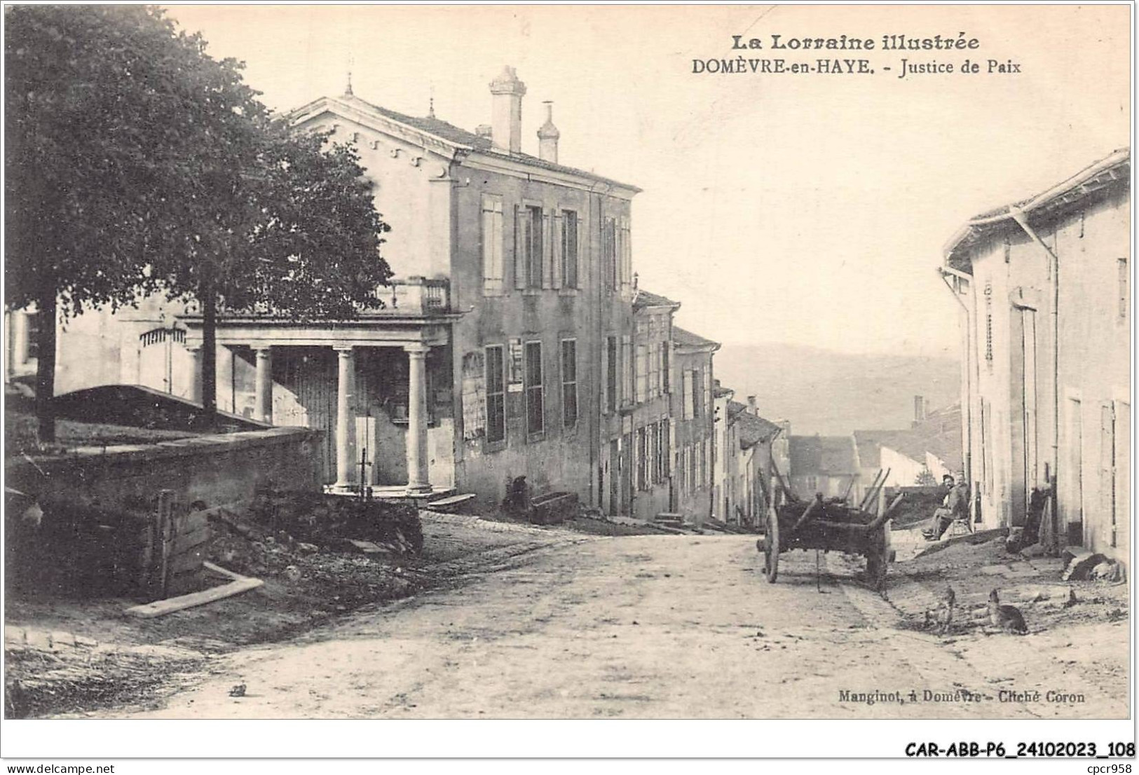 CAR-ABBP6-54-0548 - DOMEVRE-EN-HAYE - justice de paix