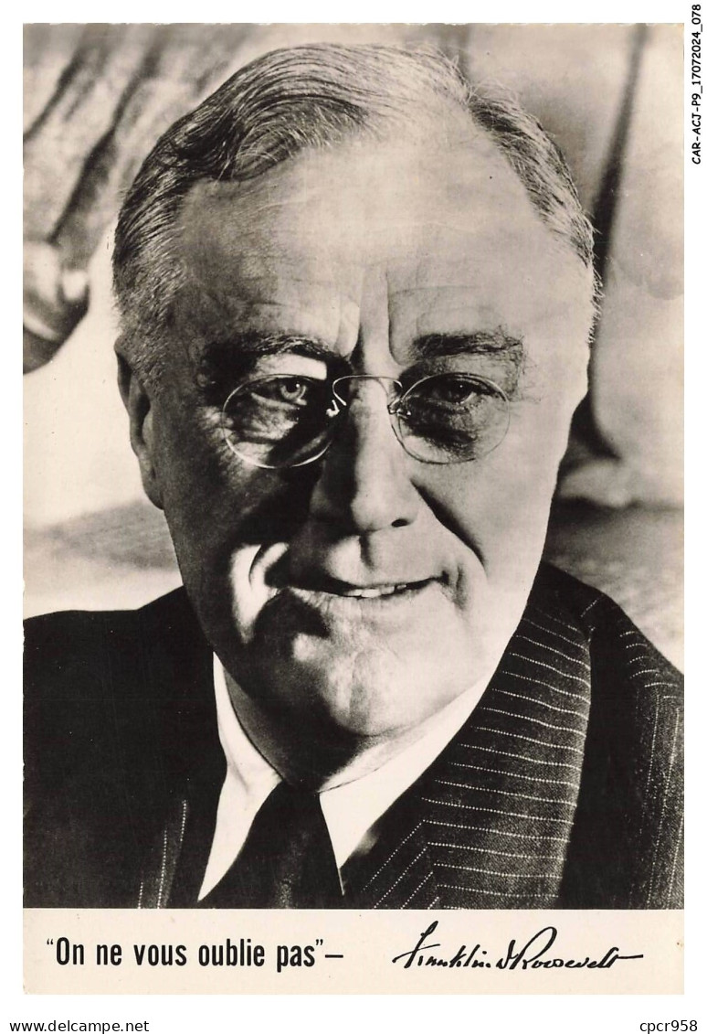 CAR-ACJP9-0567-USA - Président franklin roosevelt