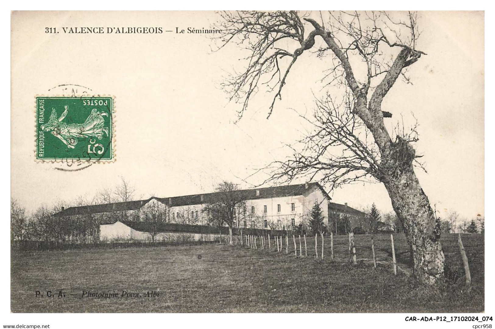 CAR-ADAP12-0658-81 - VALENCE D'ALBIGEOIS - Le séminaire