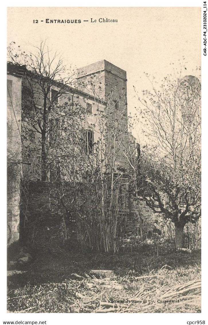CAR-ADCP4-0295-84 - ENTRAIGUES - Le château