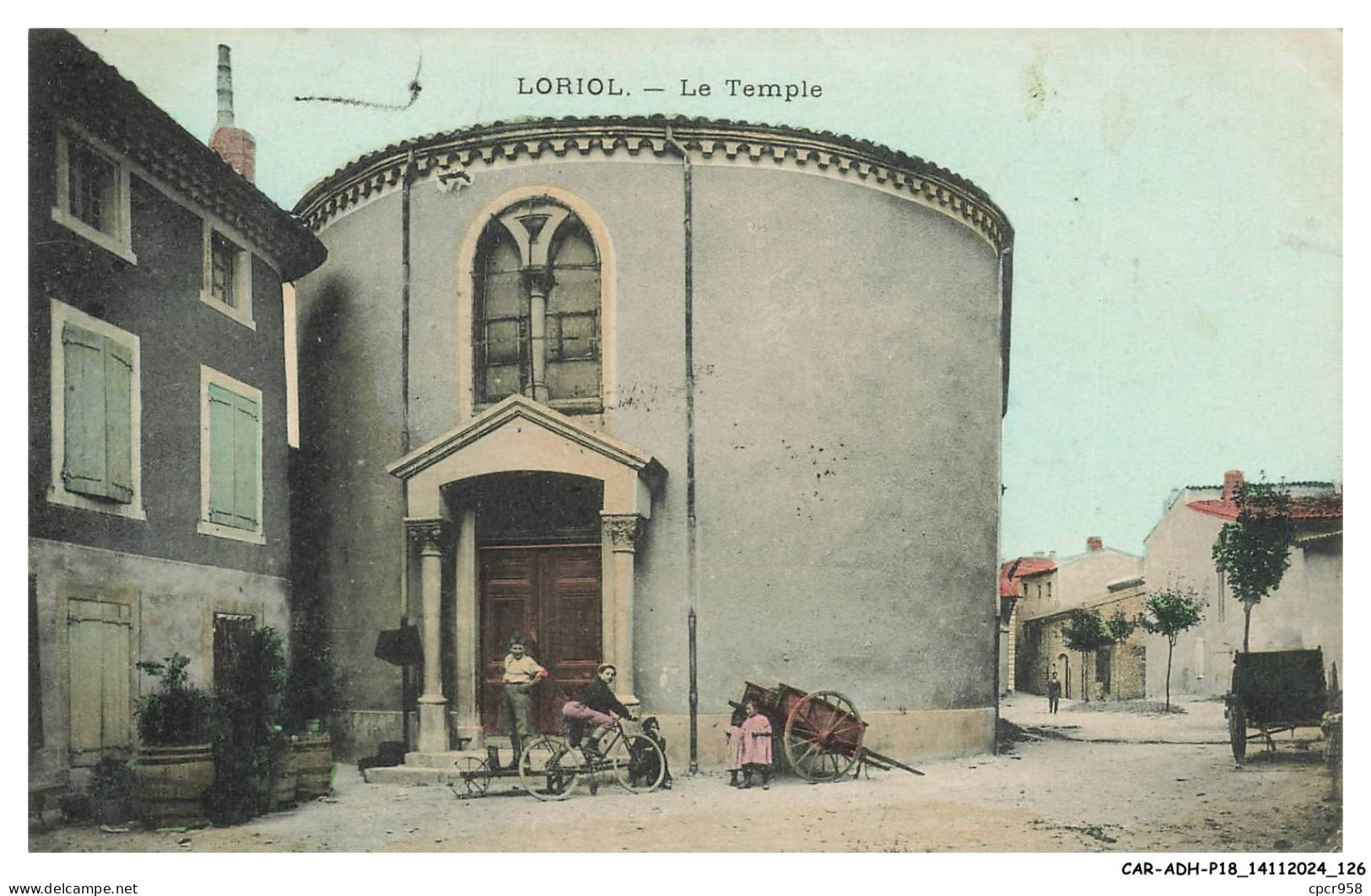 CAR-ADHP18-1154-26 - LORIOL - Le temple