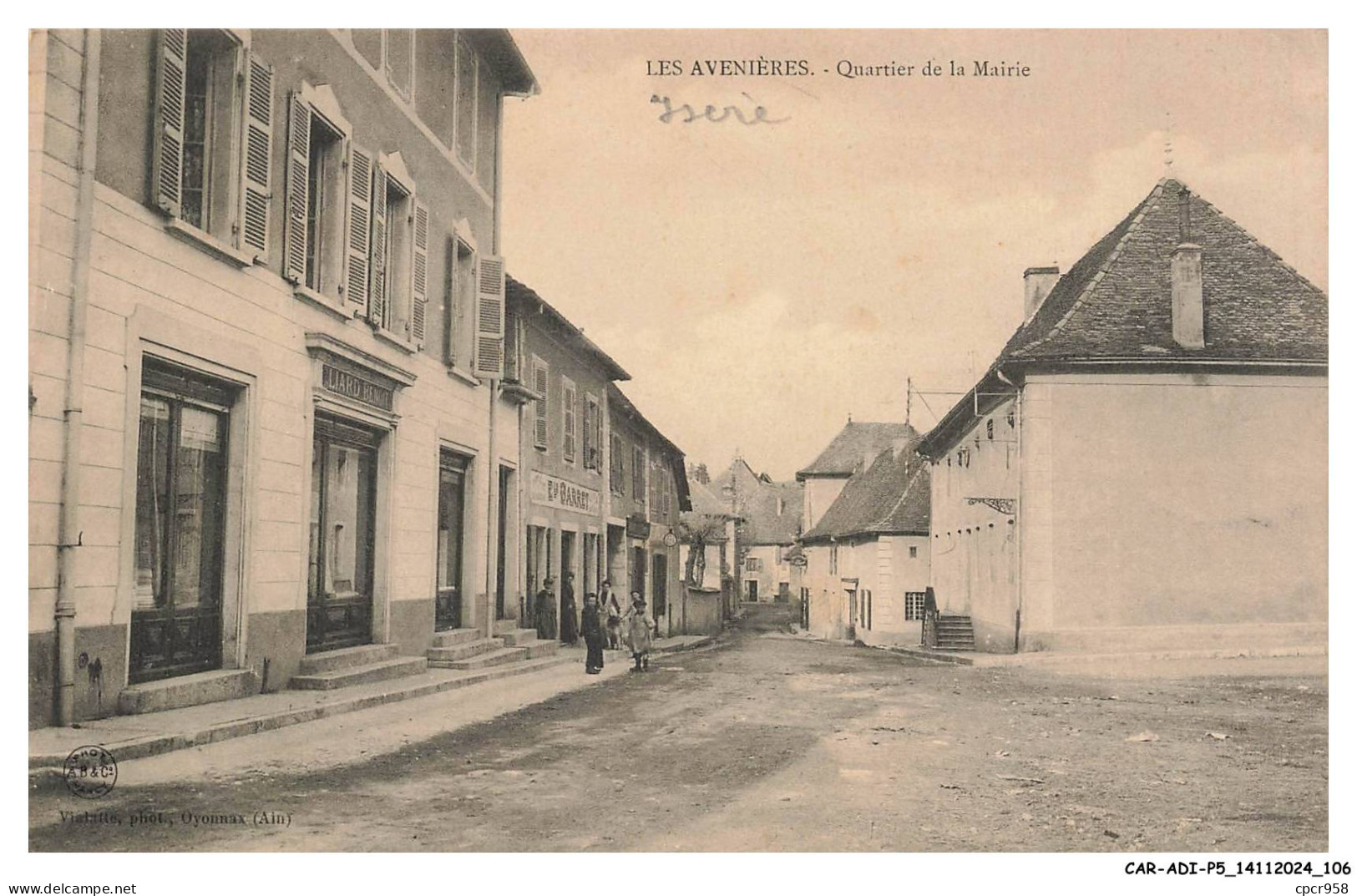 CAR-ADIP5-0318-38 - LES AVENIERES - quartier de la mairie
