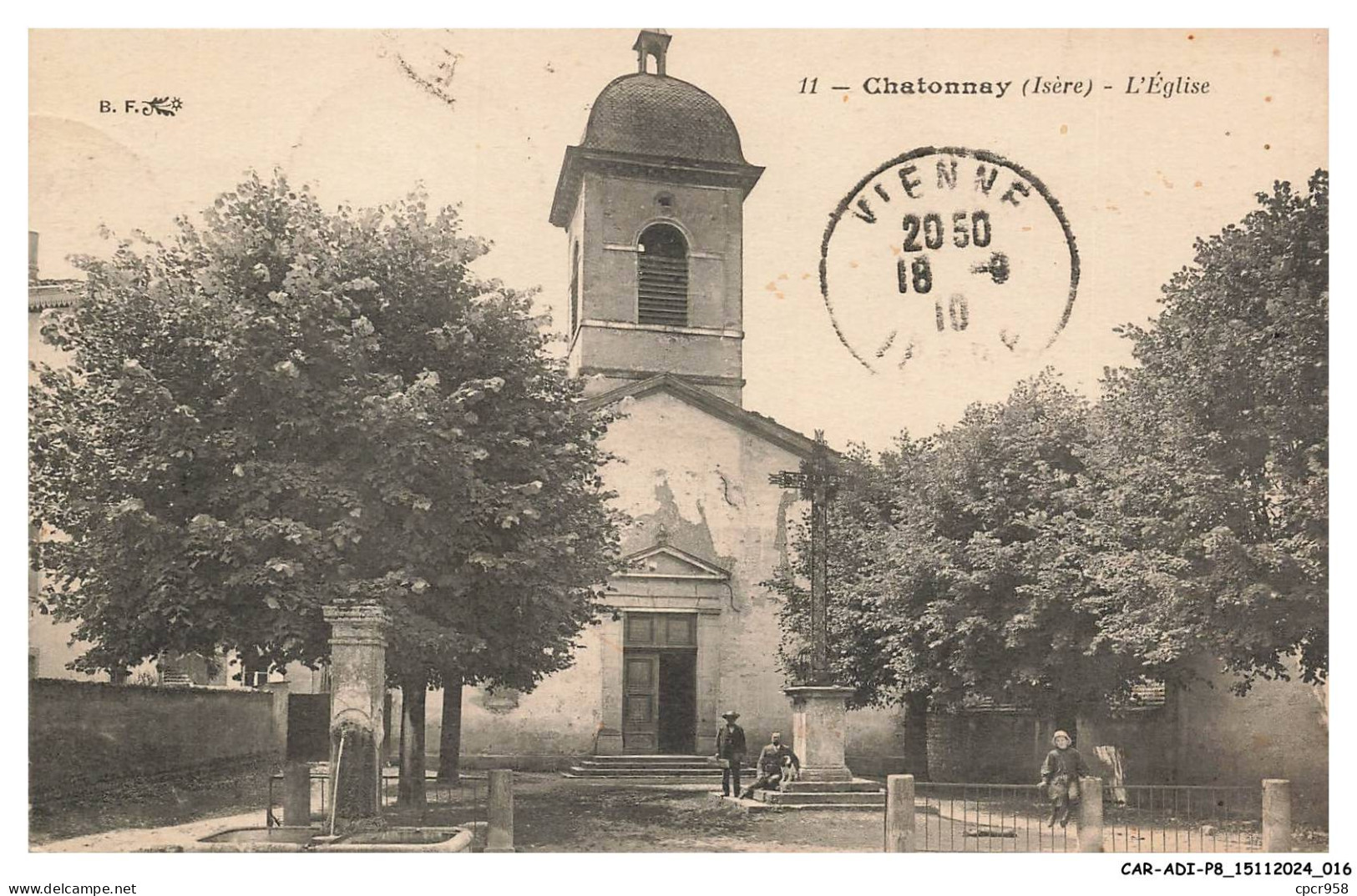 CAR-ADIP8-0486-38 - CHATONNAY - l'église