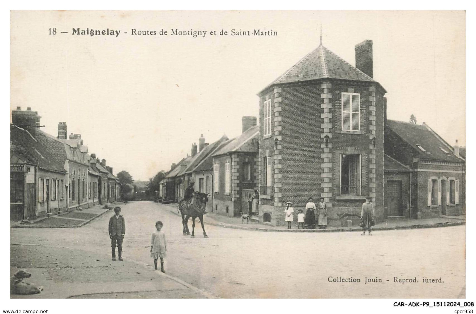 CAR-ADKP9-0626-60 - MAIGNELAY - Routes de Montigny et de Saint Martin