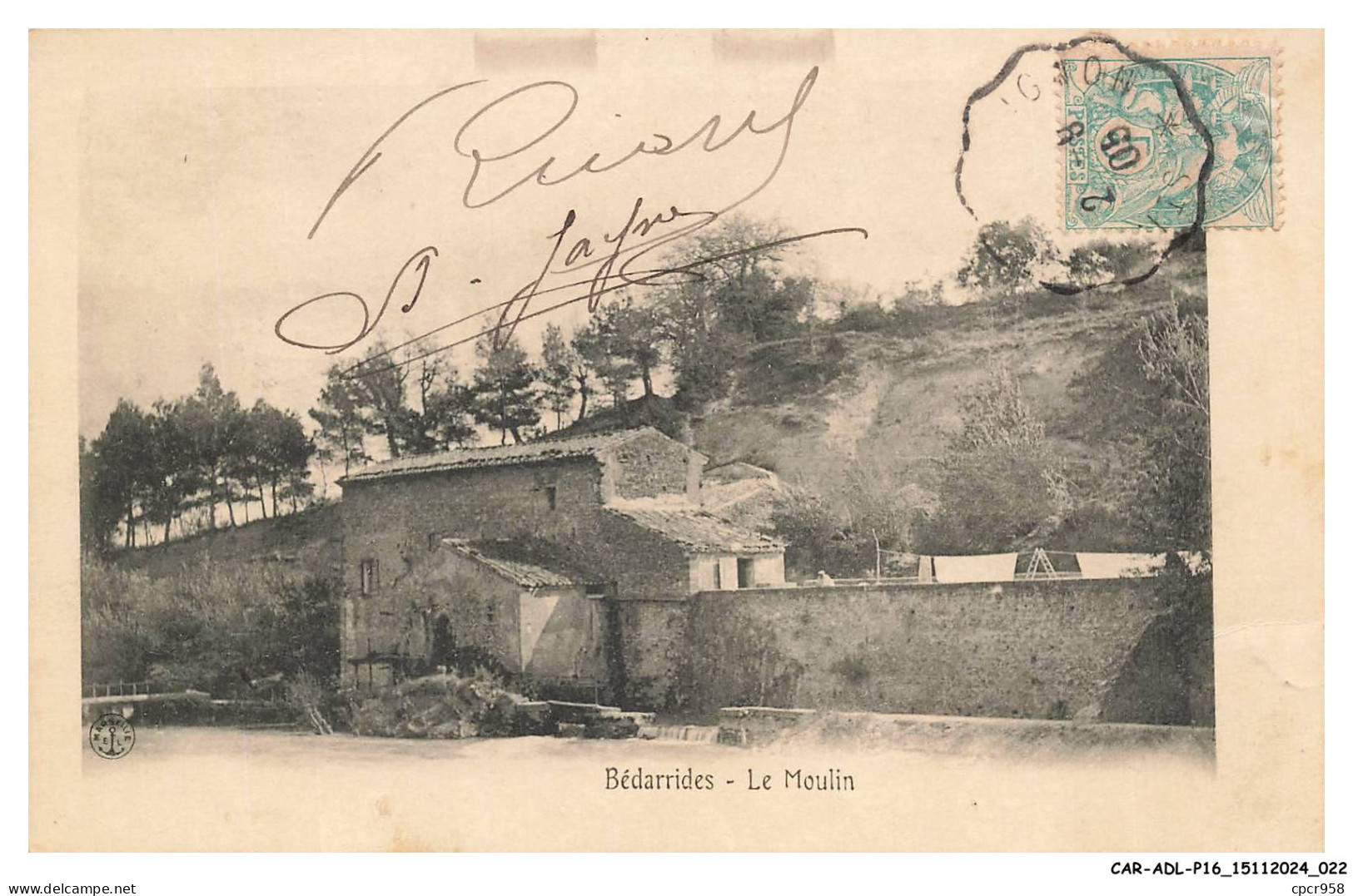CAR-ADLP16-0957-84 - BEDARRIDES - Le moulin