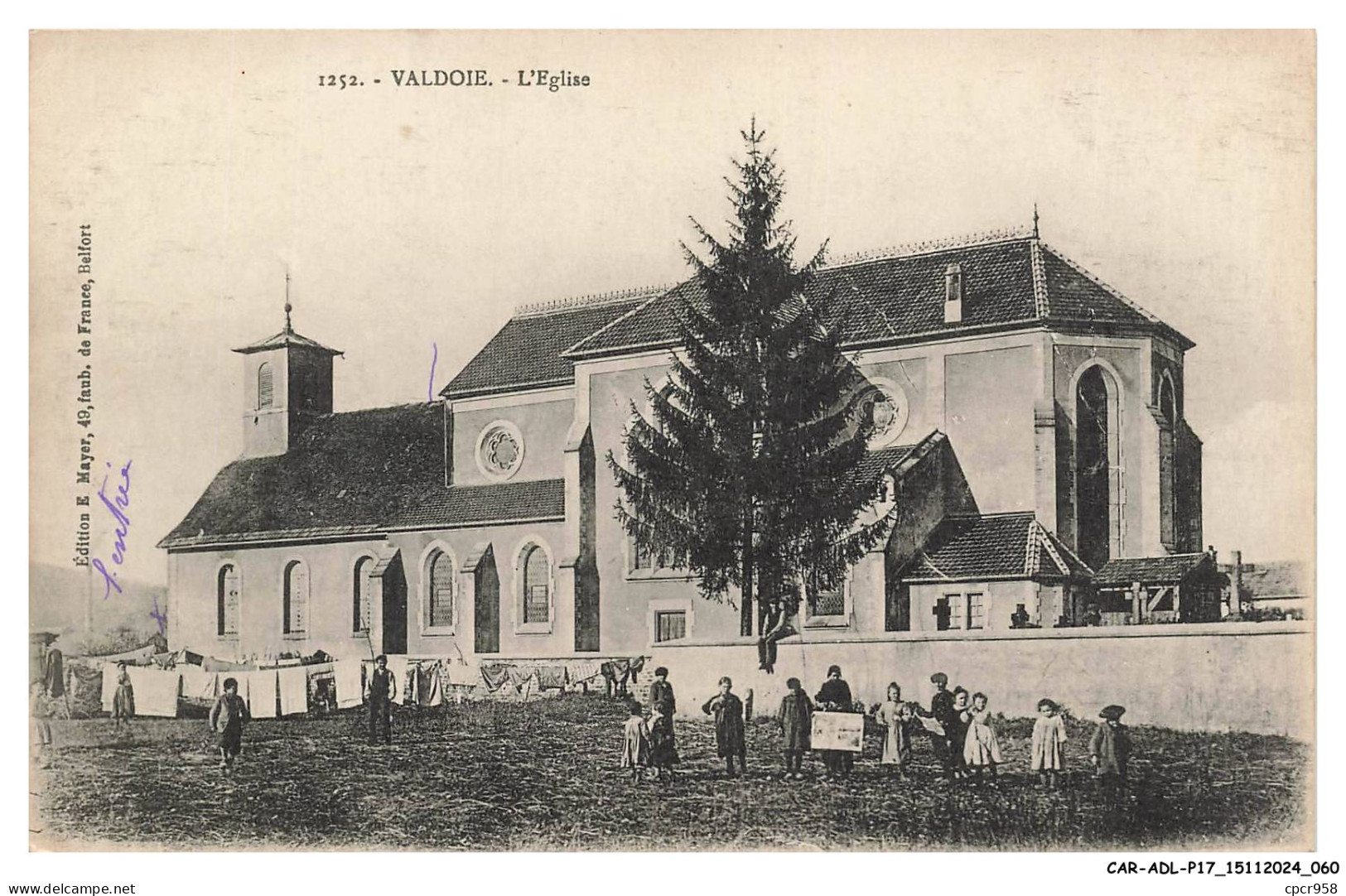 CAR-ADLP17-1063-90 - VALDOIE - L'église