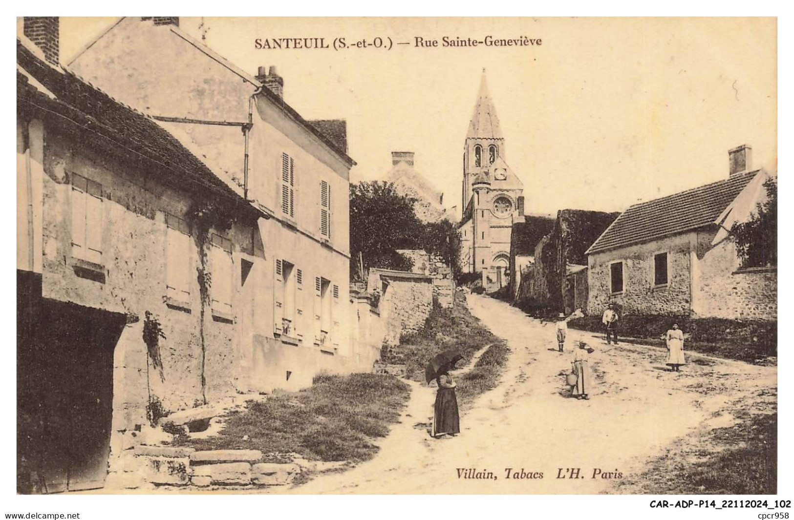 CAR-ADPP14-0951-95 - SANTEUIL - Rue sainte-geneviève