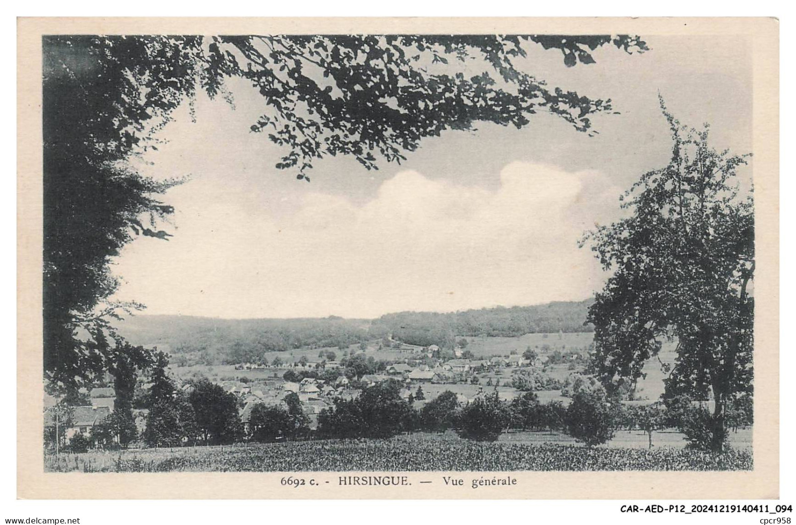 CAR-AEDP12-0824-68 - HIRSINGUE - Vue générale