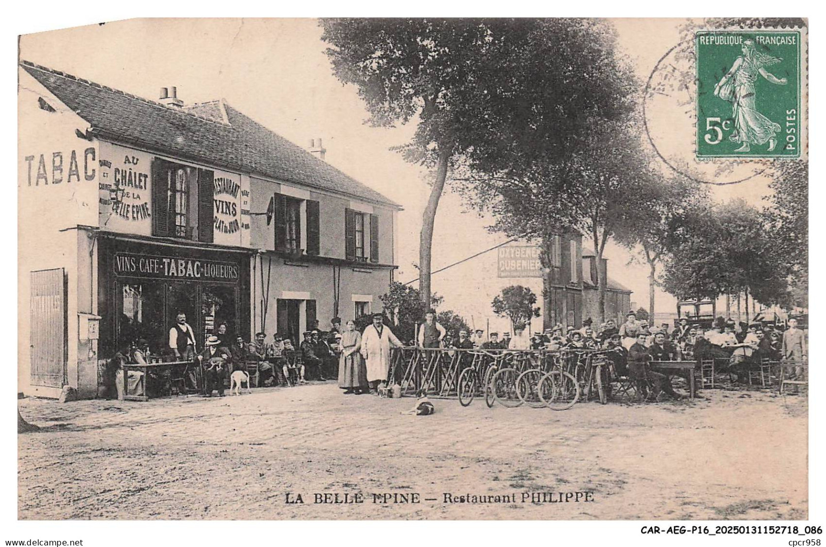 CAR-AEGP16-1048-94 - THIAIS - LA BELLE EPINE - Restaurant philippe