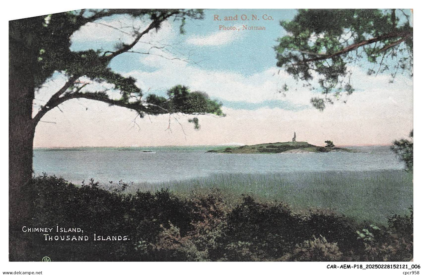 CAR-AEMP18-0978-CANADA - THOUSAND ISLANDS - Chimney island