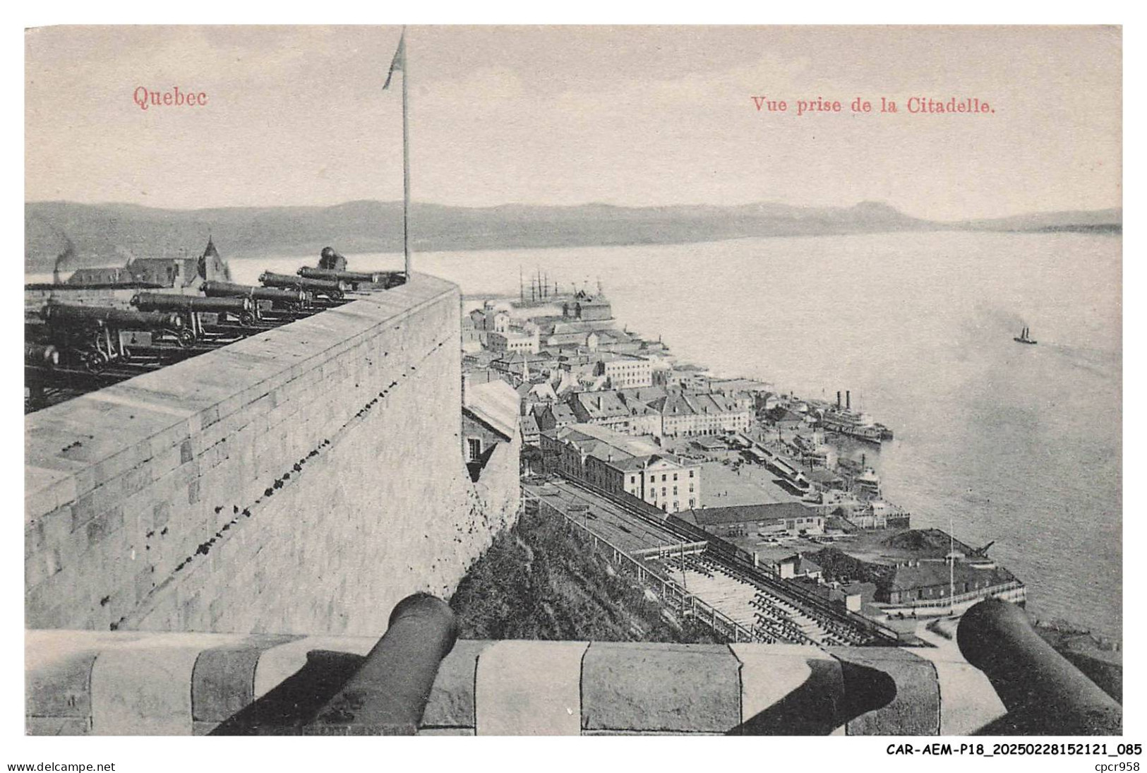CAR-AEMP18-1016-CANADA - QUEBEC - Vue prise de la citadelle