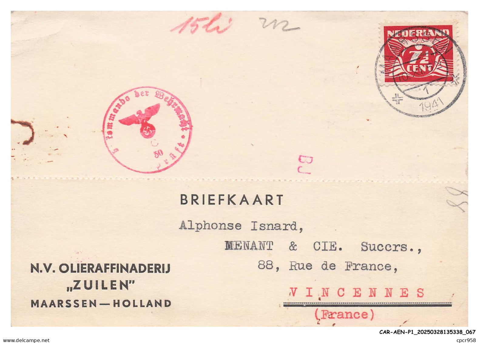 CAR-AENP1-0034-PAYS-BAS - Maarssen - Holland