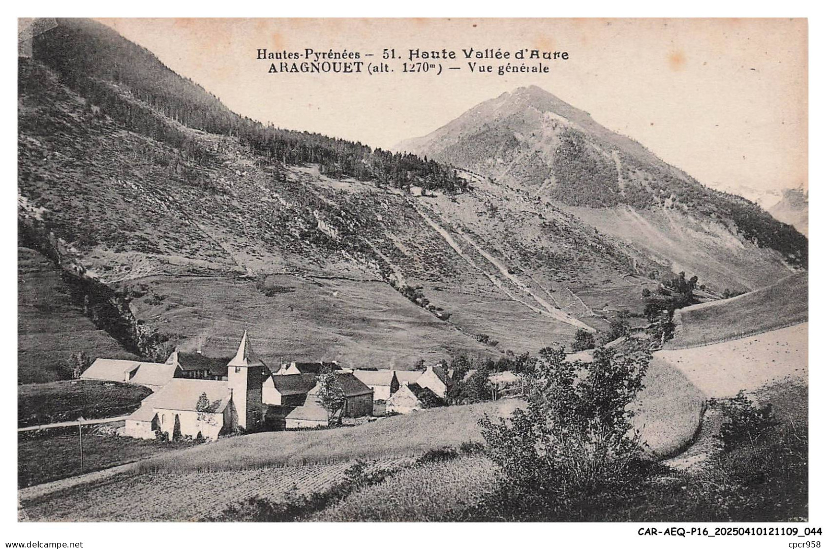 CAR-AEQP16-0856-65 - ARAGNOUET - Vue generale