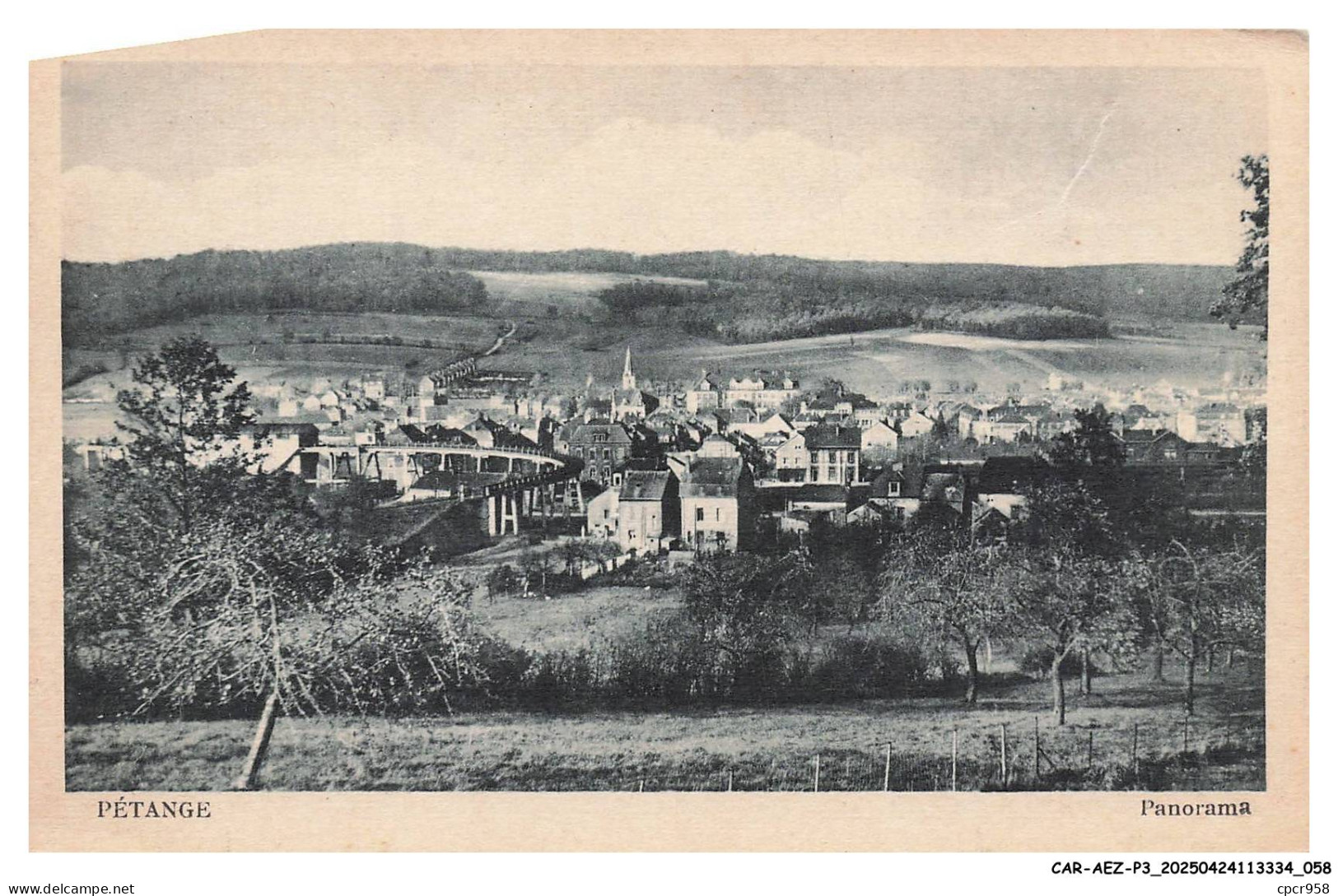 CAR-AEZP3-0131-LUXEMBOURG - PETANGE - Panorama