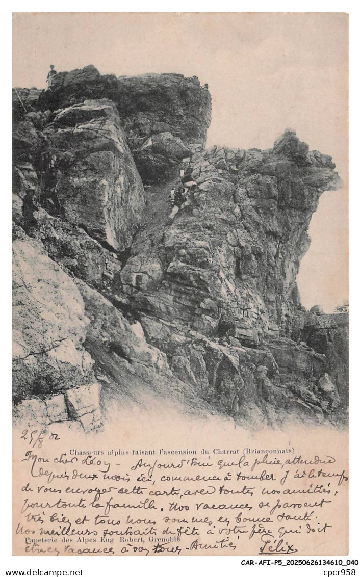 CAR-AFIP5-0287-05 - Chasseurs alpins faisant l'ascension du charrat