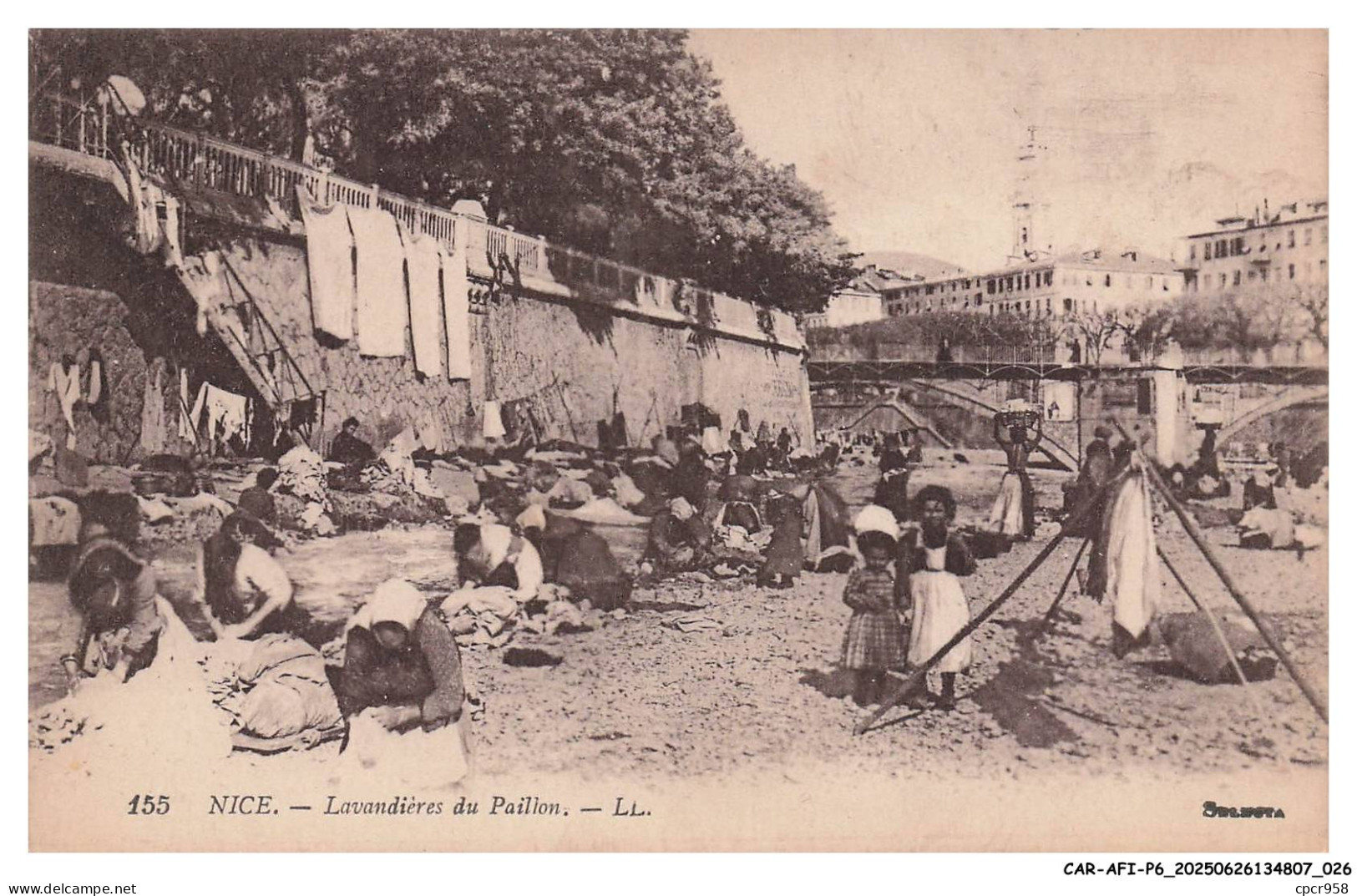 CAR-AFIP6-0338-06 - NICE - Lavandieres du paillon