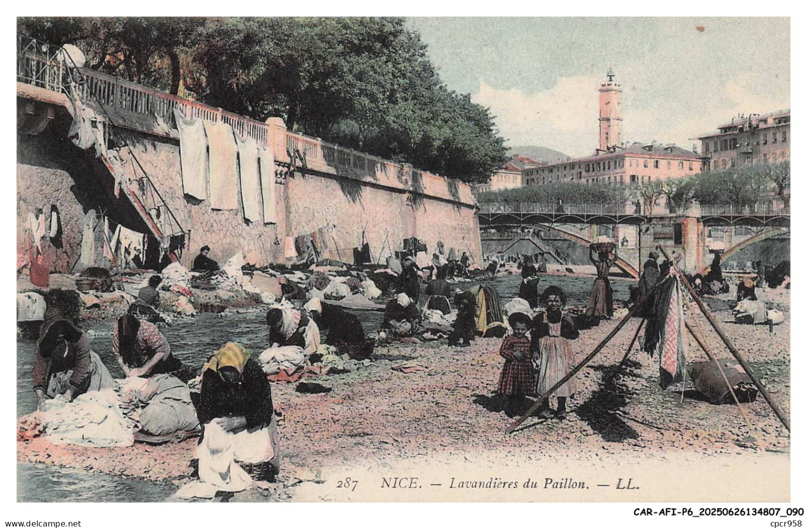 CAR-AFIP6-0370-06 - NICE - Lavandieres du paillon