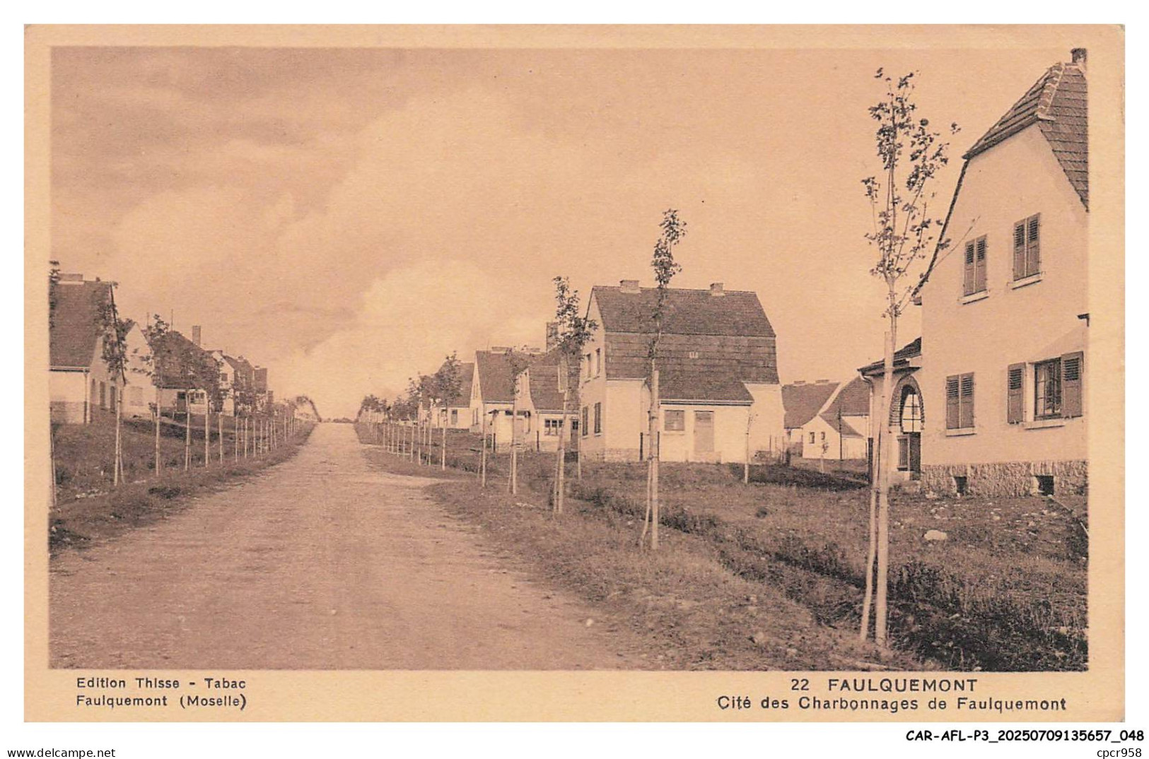 CAR-AFLP3-0121-57 - FAULQUEMONT - Cité des charbonnages de faulquemont