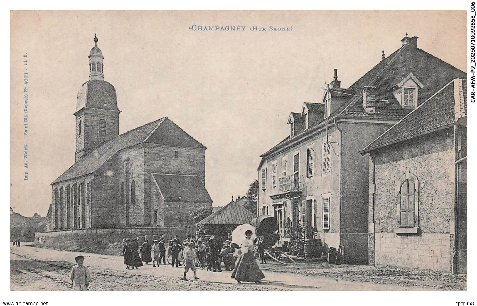 CAR-AFMP9-0357-70 - CHAMPAGNEY - Eglise