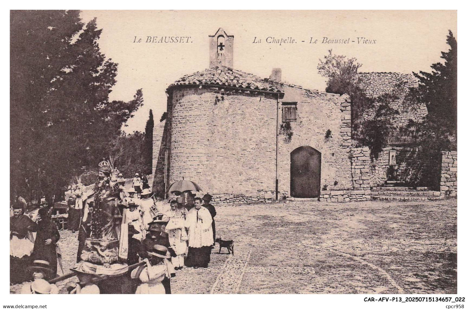 CAR-AFVP13-0676-83 - LES BEAUSSET - La chapelle - Le beausset-vieux