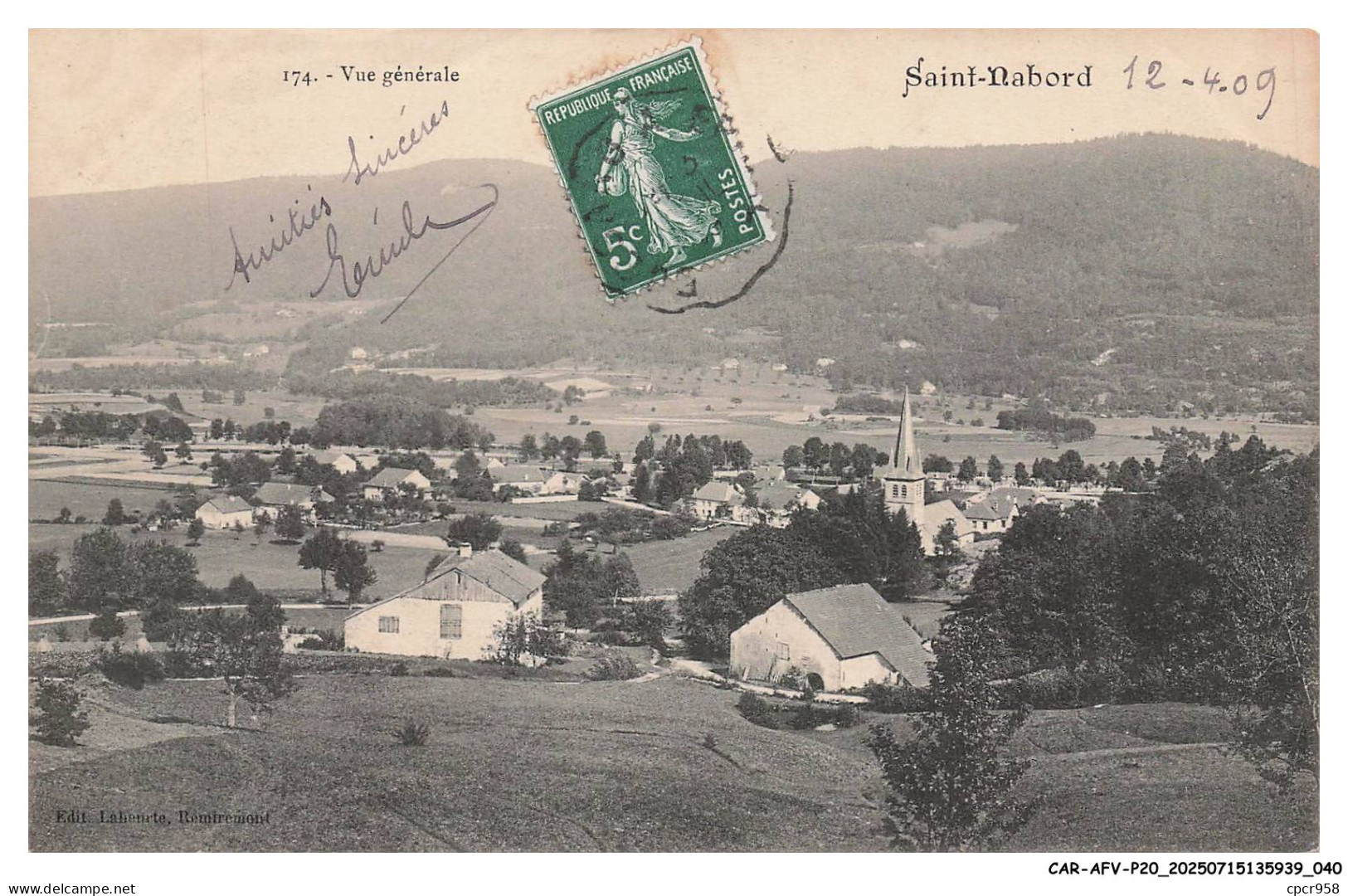 CAR-AFVP20-1110-88 - SAINT-NABORD - Vue générale
