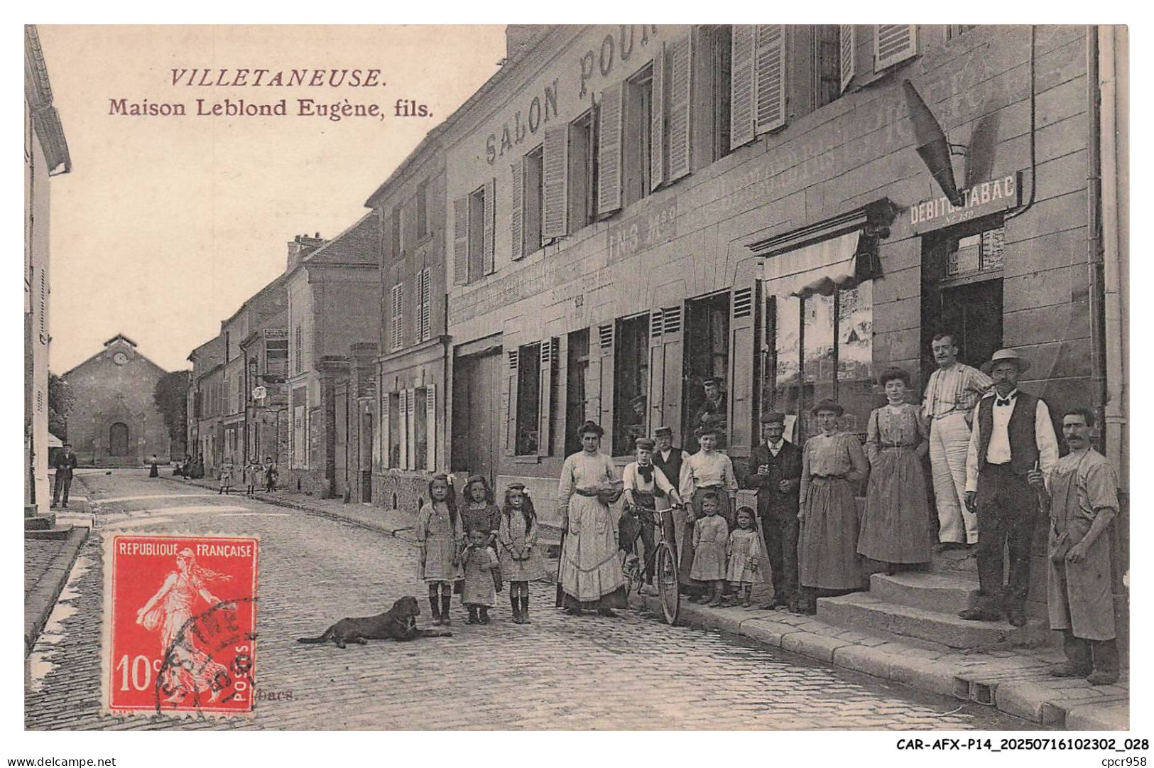 CAR-AFXP14-0687-93 - VILLETANEUSE - Maison leblond eugène fils