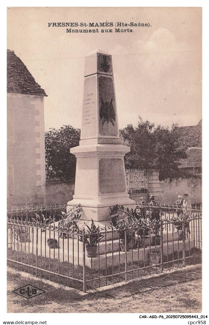 CAR-AGDP6-0293-70 - FRESNE-SAINT-MAMES - Monument aux morts