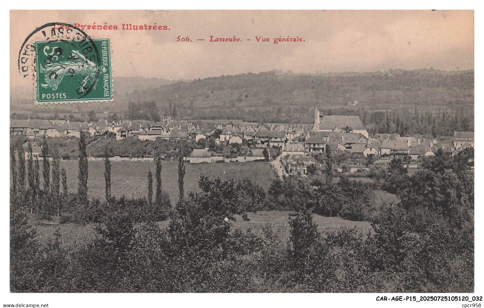 CAR-AGEP15-0886-64 - Les Pyrénées Illustrées - LASSEUBE - Vue generale