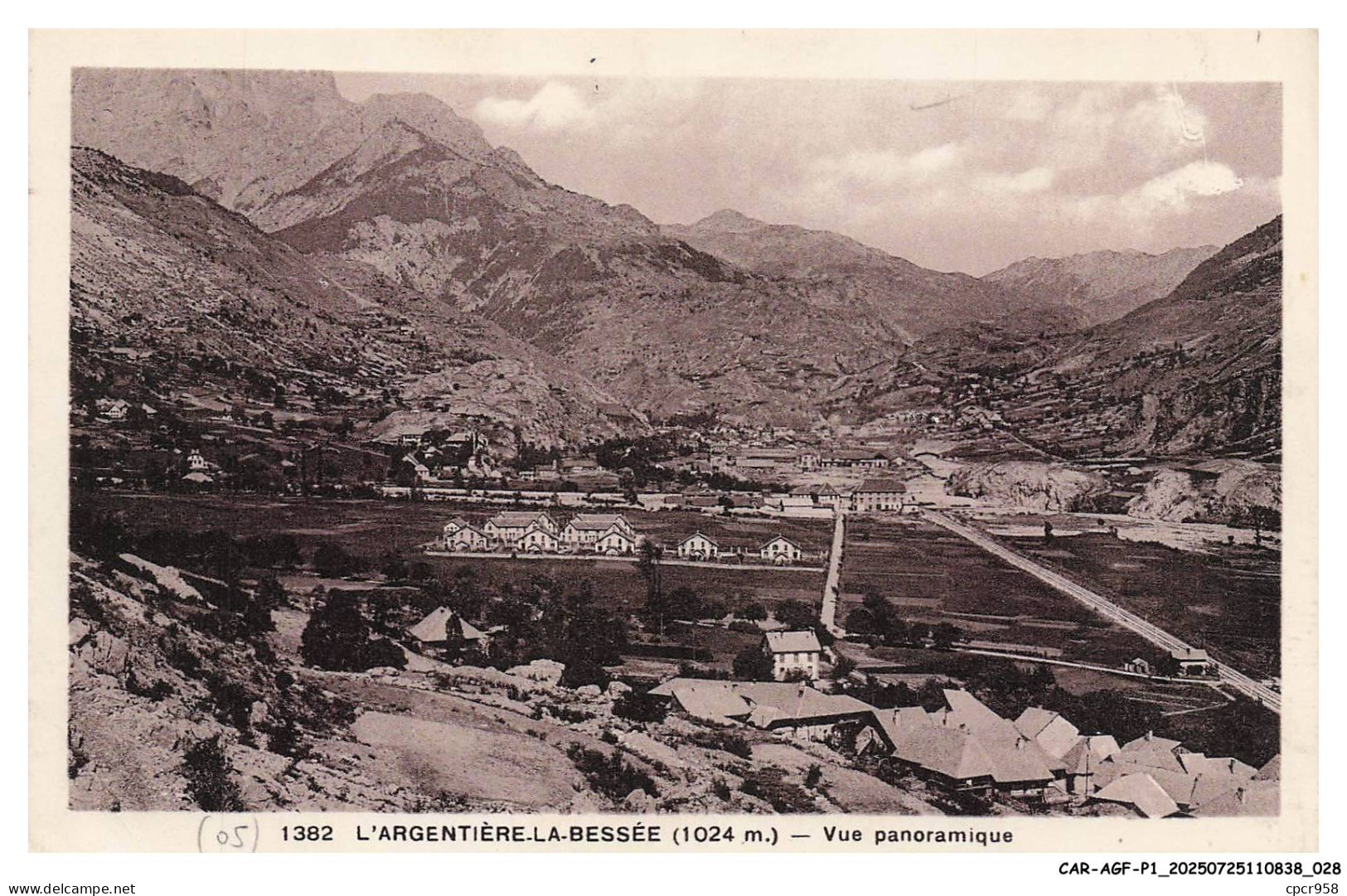 CAR-AGFP1-0048-05 - L'ARGENTIERE-LA-BESSEE - Vue panoramique
