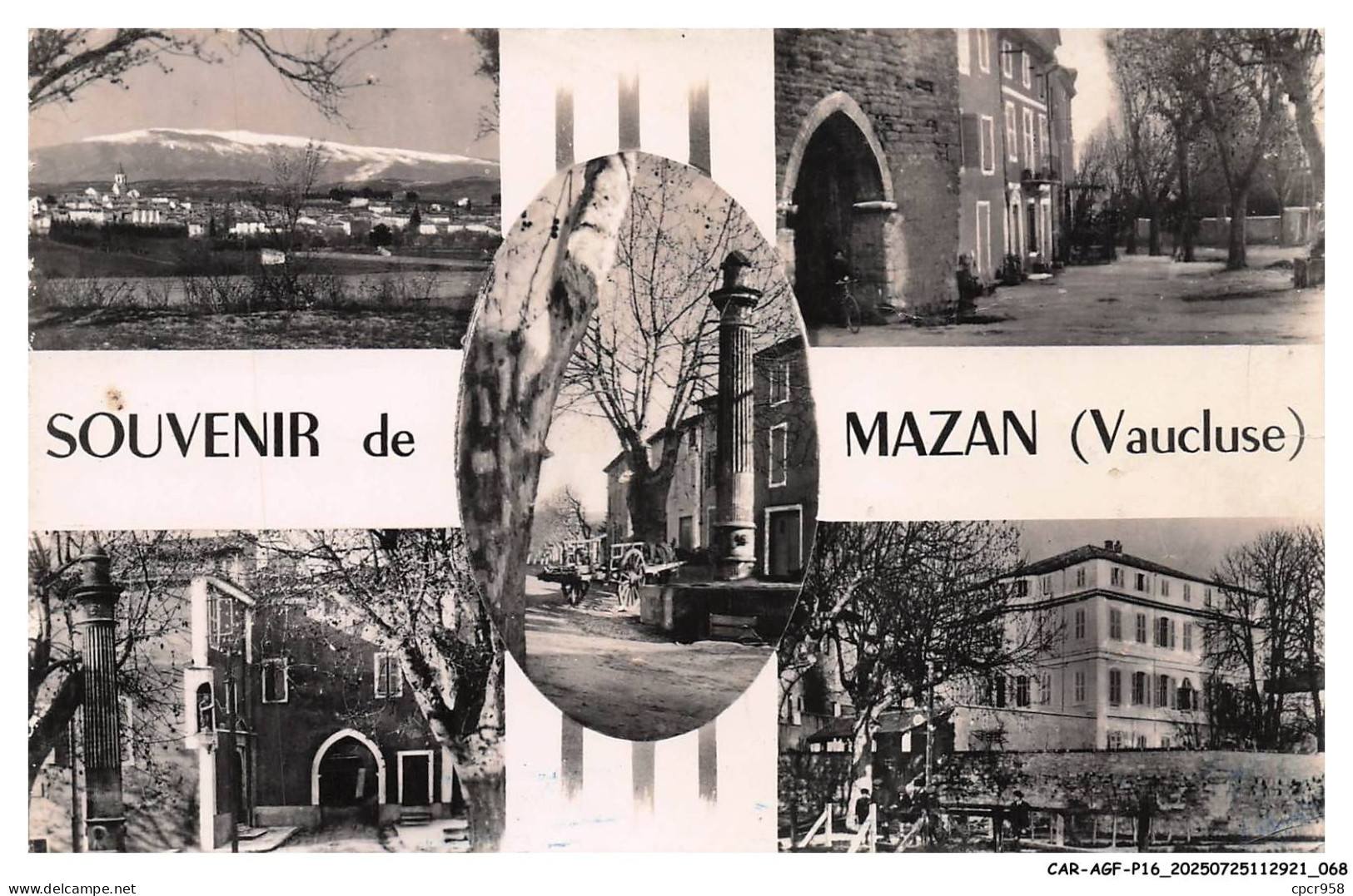 CAR-AGFP16-1015-84 - MAZAN - Souvenir