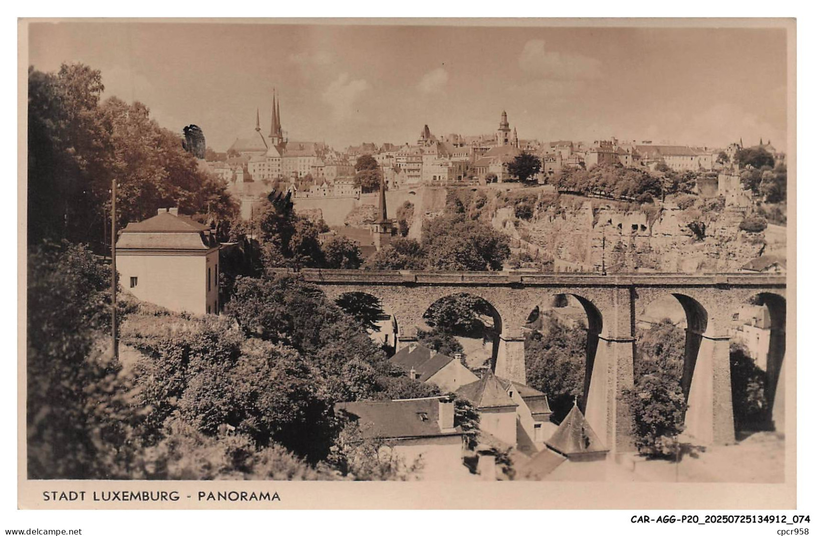 CAR-AGGP20-1019-LUXEMBOURG - Stadt LUXEMBOURG - Panorama