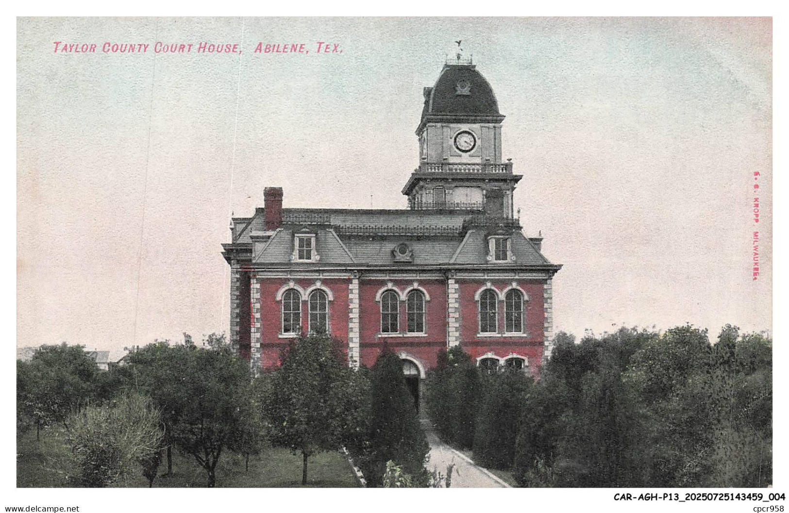 CAR-AGHP13-0586-ETATS-UNIS - ALBILENE - Taylor country court house