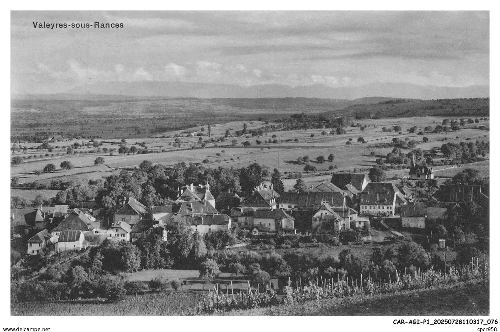 CAR-AGIP1-0039-SUISSE - VALEYRES-SOUS-RANCES